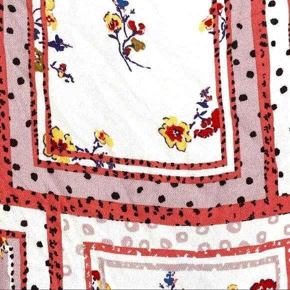 Skies Are Blue Women's Block Party Patchwork Pattern Midi Dress - Picture 4 of 7